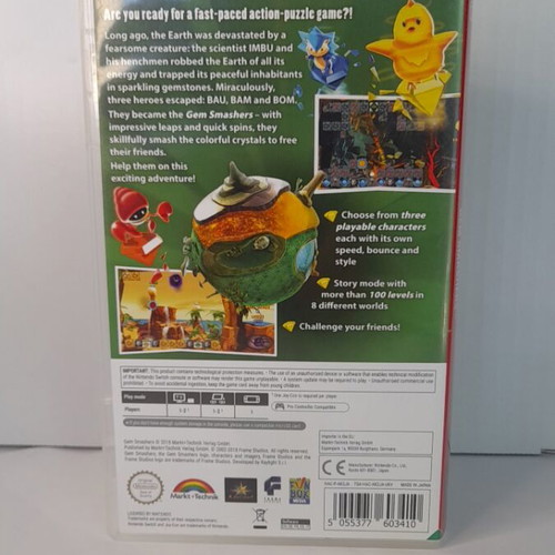 Gem Crashers Switch English version like new