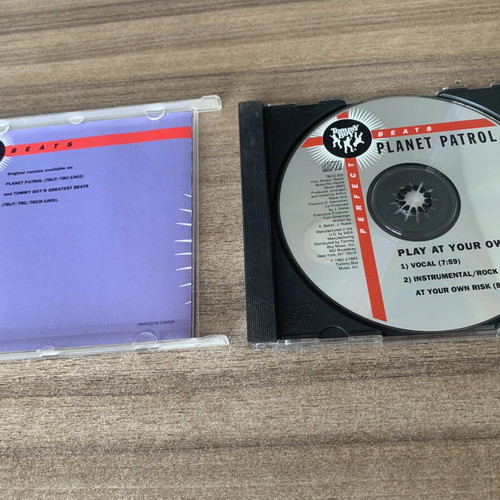 Planet Patrol Play At Your Own Risk CD maxi-single μεταχειρισμένο, hip-hop