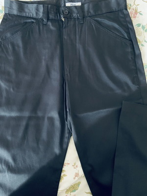 Zara black pants unisex, size 31, made in Spain