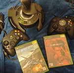 Σετ πιλότου Xbox original με μοχλό Top Gun Fox 2 Pro και 2 χειριστήρια
