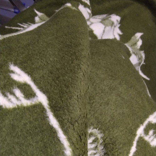Vintage double-sided traditional blanket, new