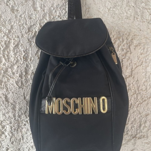Moschino backpack like new, black color