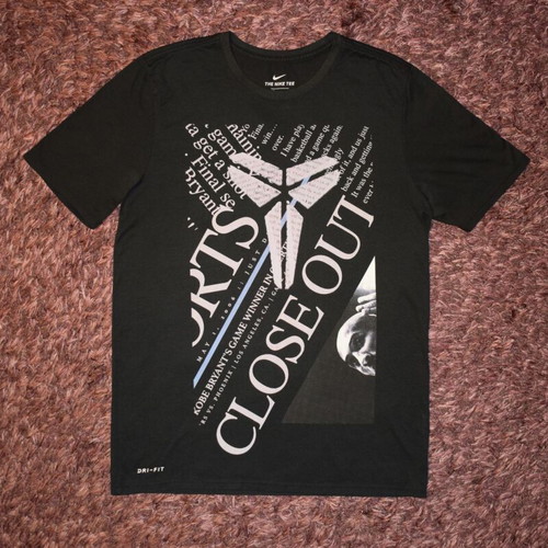 Nike Kobe T-shirt men size M used, black
