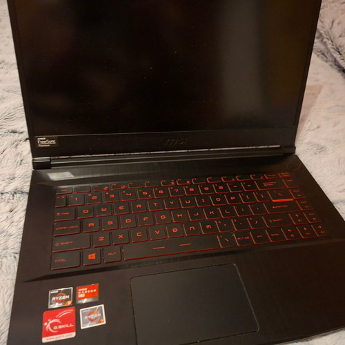 MSI Bravo 15 A4DDR used laptop with AMD Ryzen 5, 24GB RAM, 240GB SSD