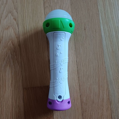 Fisher Price Laugh & Learn microphone used with songs and lights