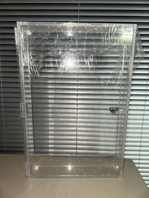 Plexiglass Wall Display Cabinet like new