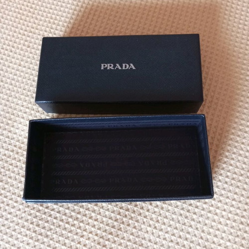 Prada glasses case new black