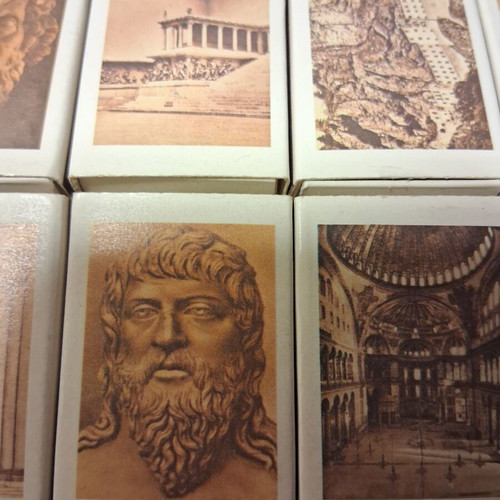 Matchboxes used, 55 pieces, 1980s themes