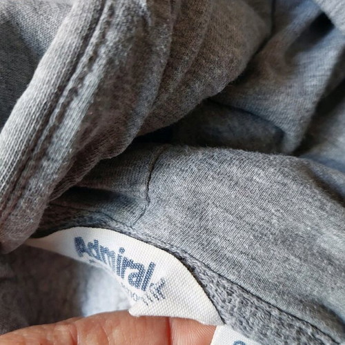 Admiral hoodie like new, gray and blue, for S/M