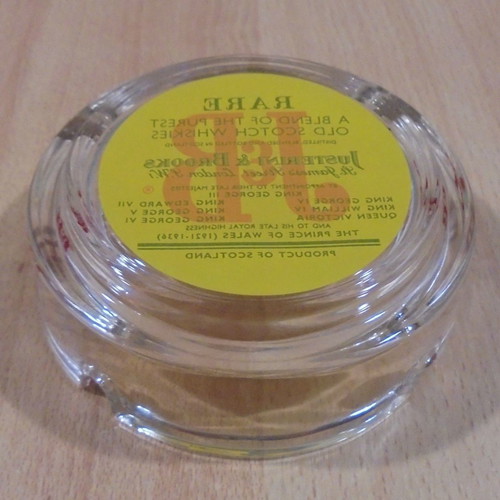 J&B Scotch Whisky promotional glass ashtray like new