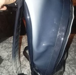 Backpack Bershka blue used