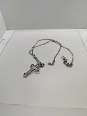 Απλός σταύρος ασημένιος νέος για άντρες και γυναίκες