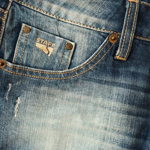 Staff&Co denim shorts like new, size XS/S, blue