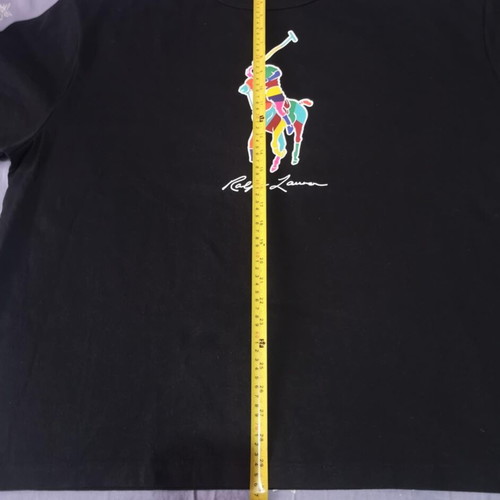 Polo Ralph Lauren T-shirt XXL new, black with Big Pony print