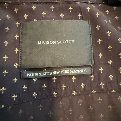 Maison Scotch black shirt like new, size 2 (M)