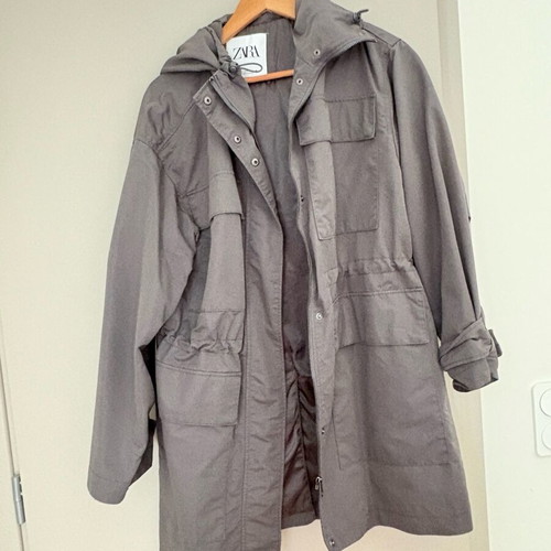 Zara women's jacket like new, gray, size S