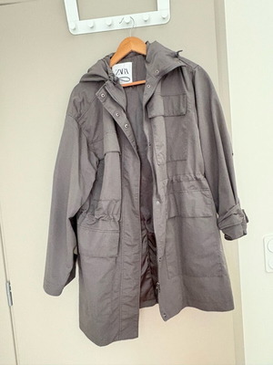 Zara women's jacket like new, gray, size S