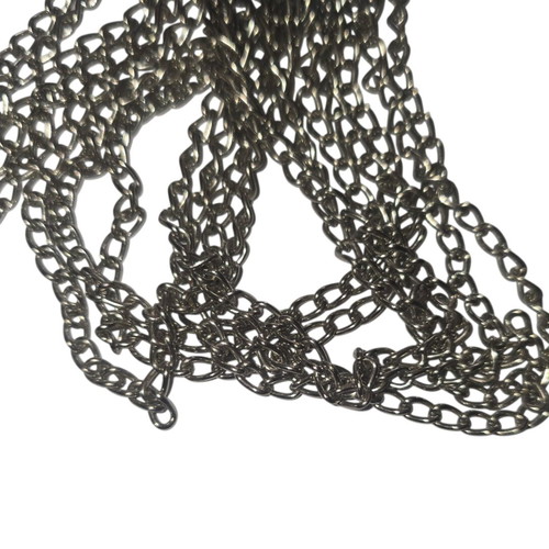 Iron twisted shiny chain 1.2mm x 2.5m new