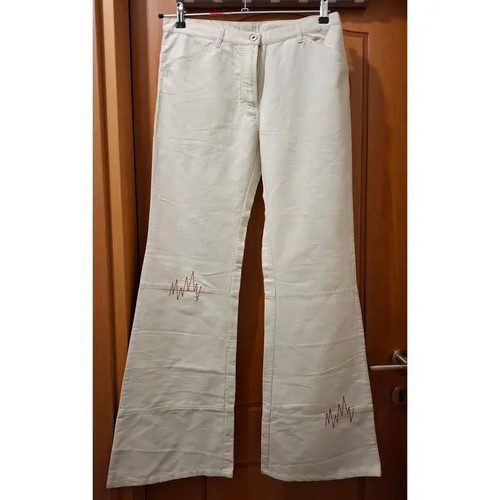 Vintage Maui Girl Bootcut Trouser Ecru Size M New