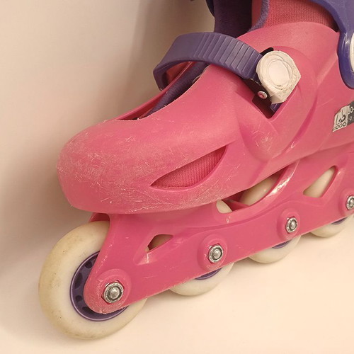Oxelo Play3 Kids Inline Roller Skates used, size 30-32