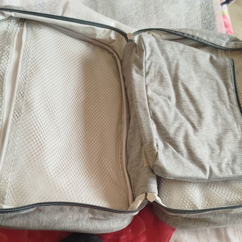 Instyle double toiletry bag new, gray