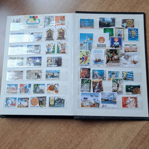 Album with Greek stamp collection like new