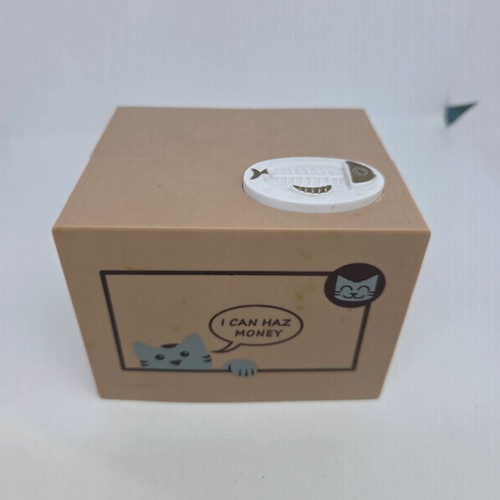 Money box used, without cap