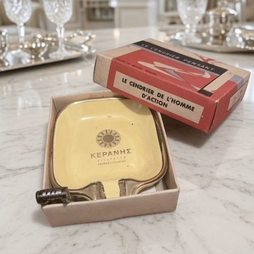 Vintage Keranis Porcelain Ashtray luxury French made new in box
