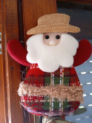Handmade Santa Claus like new