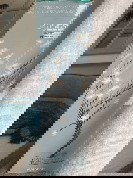 Φωτιστικό επιτραπέζιο Χιονισμένο δεντρο -Led Warm White