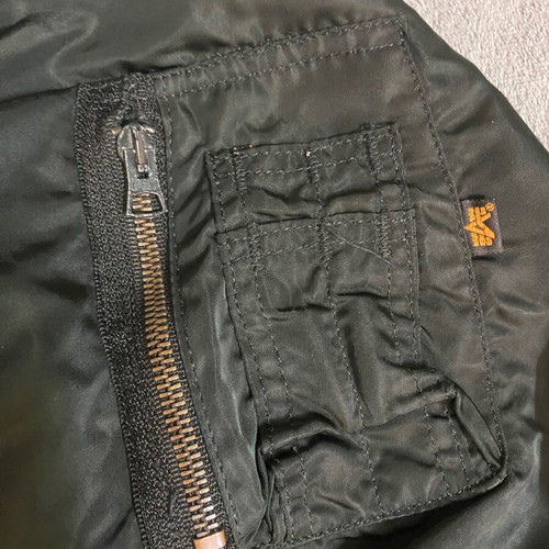 Alpha Industries MA-1 XXL black flying jacket used