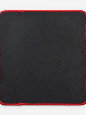 Gaming Mouse Pad black with red border medium size new