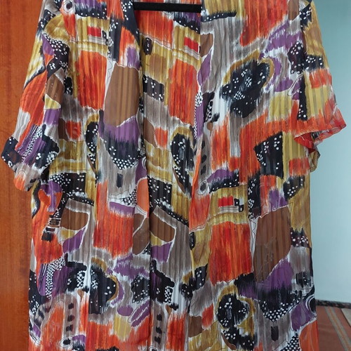 Shirt like new, colorful, summer kimono style