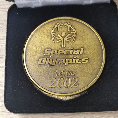 Special Olympics Hellas Athens 2002 15th Anniversary Celebration Medal used
