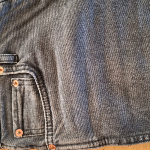 Zara straight gray slim full length jeans
