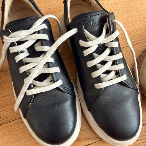 Clarks athletic shoes like new, size 37, black