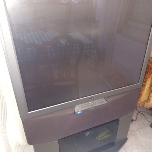 Sony vintage TV with stand