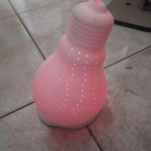 Ceramic color-changing table lamp like new