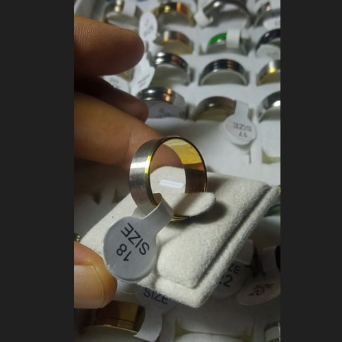 Women's ring new, durable steel, size 18