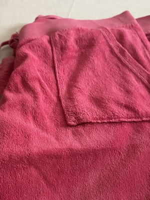Juicy Couture velour tracksuit fuchsia size M like new cargo design