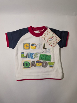 Baby shirt "Cool just like my daddy" 6-12 months new