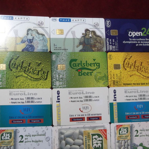 Telecards dummy 46 different new without code