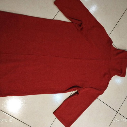 Zara oversized blouse dress used, terracotta color, size small