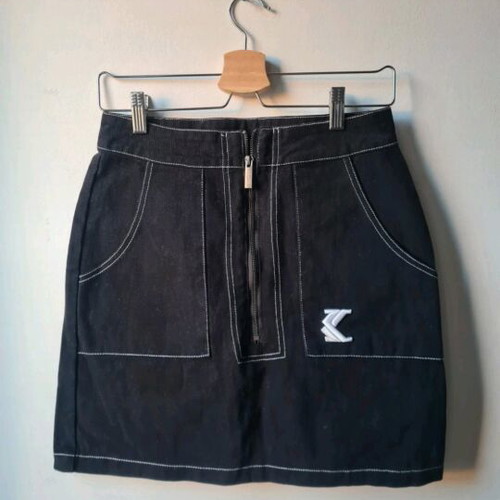 Karl Kani denim skirt new, black, size M