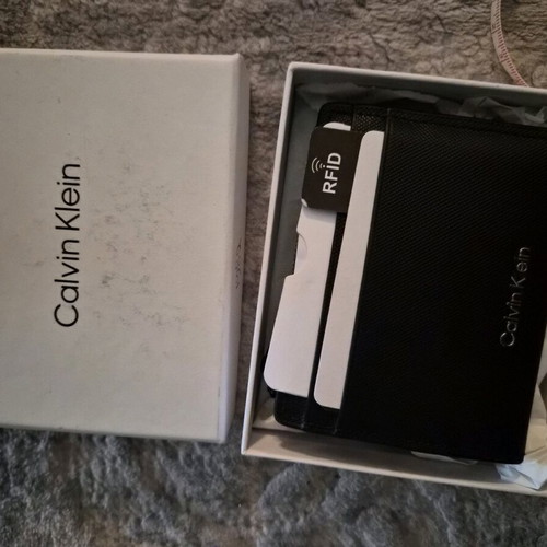 Calvin Klein wallet for coins and cards new, black