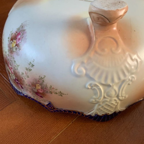 Carlton Ware fruit bowl England 1894-1926 hand-painted