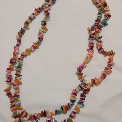 Long colorful necklace like new