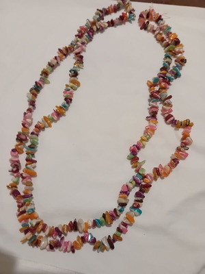 Long colorful necklace like new