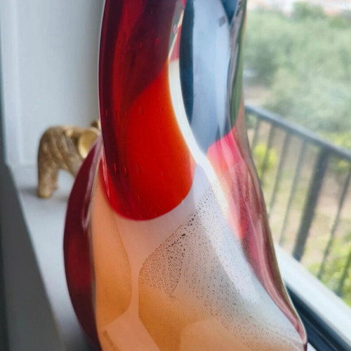 Mdina vase handmade from lava like new