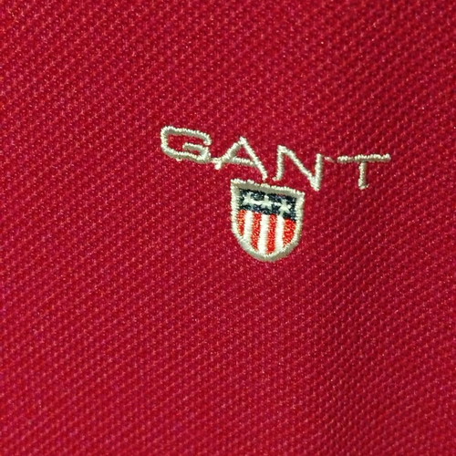 GANT long-sleeve polo shirt, 3XL, red